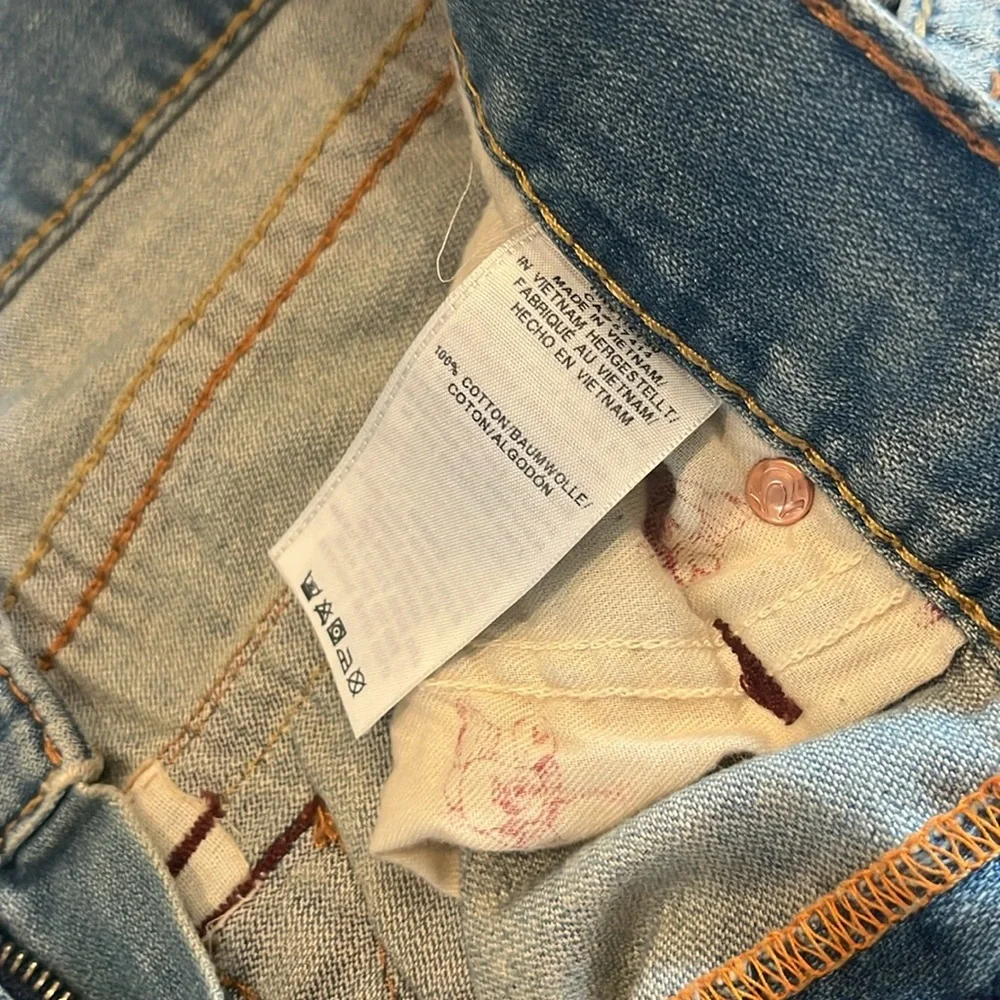 TRUE‎ RELIGION Ricky Flap Relaxed Straight Fit Jeans Size 38